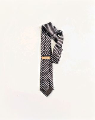 Cravatta Conbipel Seta Marrone/Grigio