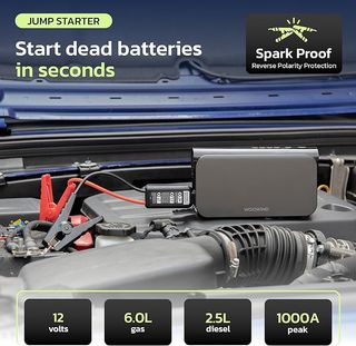 Arrancador Batería 3-en-1 con Compresor