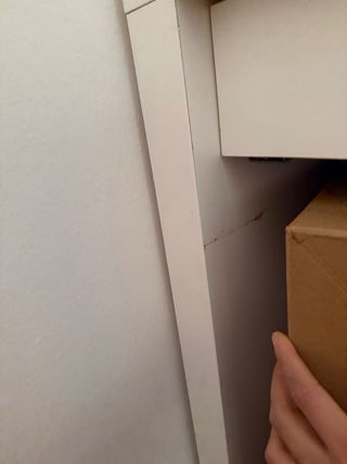 Tocador Ikea Blanco Malm con Cristal