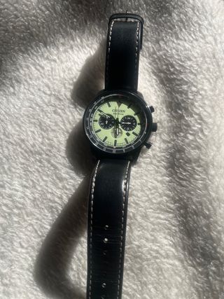 Reloj Citizen Eco-Drive Aviator Negro/Verde