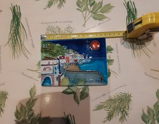 Formella ceramica smaltata Amalfi