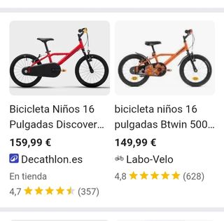 Bicicleta BTwin infantil 5-11 años Bici niños