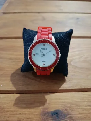 Reloj PAEKIE Blanco y Rojo