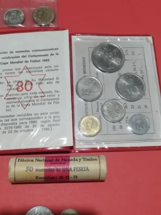 Lote monedas: España y extranjeras