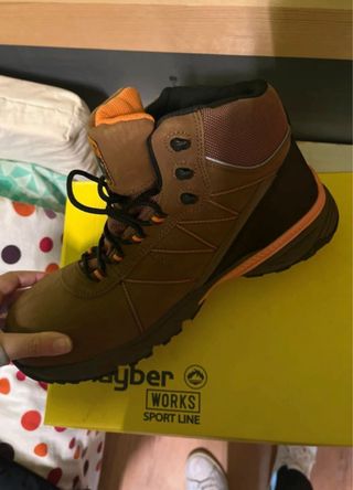 Botas de Seguridad J'Hayber Marrones y Naranjas