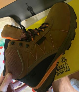 Botas de Seguridad J'Hayber Marrones y Naranjas