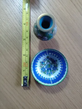 Lote 2 Mini Porcelanas Artesanales. 2 €