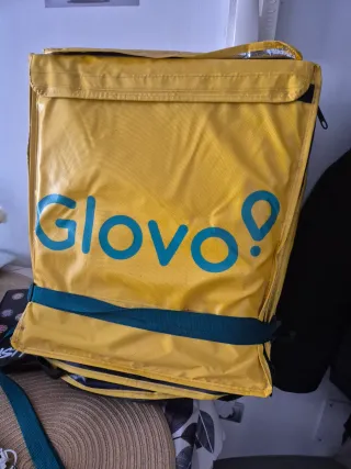 Mochila Glovo Amarilla