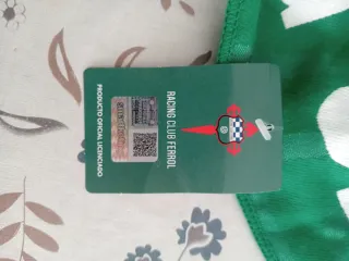 Camiseta y bufanda Racing Ferrol