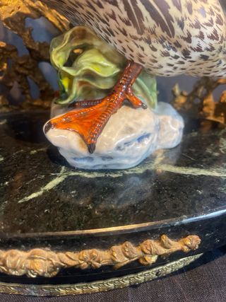 Reloj de mesa con figura de pato