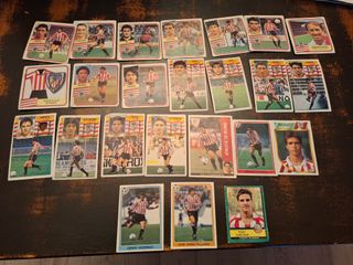 Cromos de Athletic Club  este y panini años 89-93