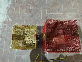 Decorazioni Natale Regalo Rosso Oro