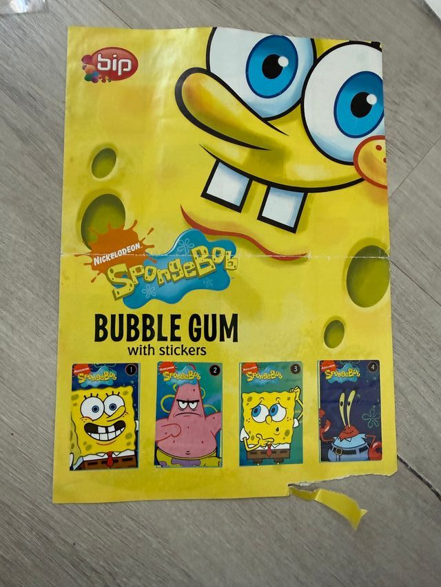 Álbum Chicles Bob Esponja Casi Completo