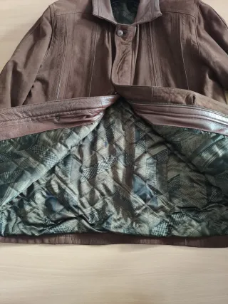 Chaqueta de piel para hombre