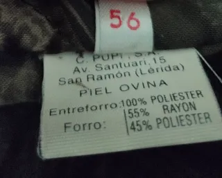 Chaqueta de piel para hombre