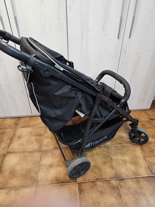 Silla de paseo Hauck negra plegable