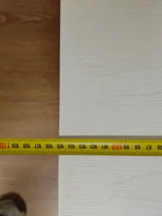 Mesa de centro robusta blanca