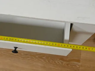 Mesa de centro robusta blanca