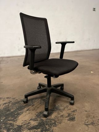 Conjunto 5 Sillas Oficina Negras