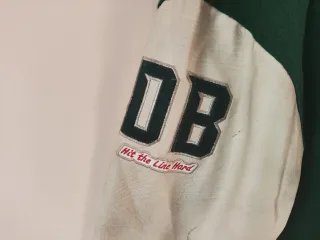 Chaqueta de fútbol americano verde