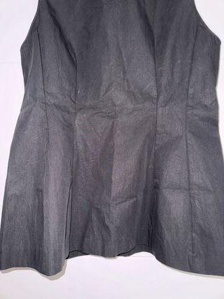 Top Zara Negro Entablado