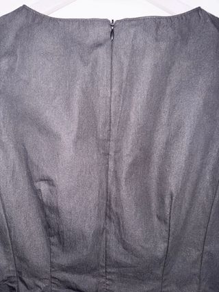 Top Zara Negro Entablado