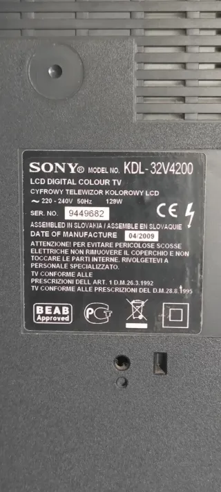 TV LCD Sony Bravia