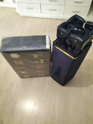 Cuna de viaje con colchón