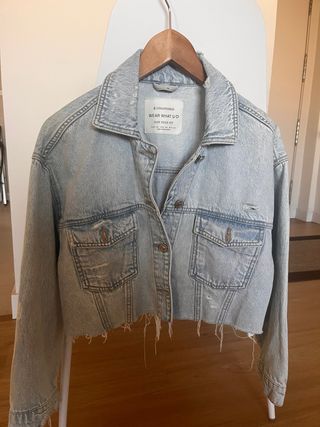 Cazadora vaquera Stradivarius XS