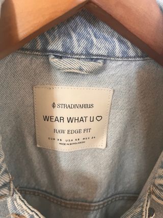 Cazadora vaquera Stradivarius XS