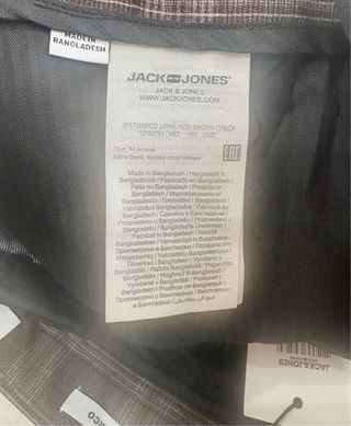 Pantalón Jack & Jones cuadros T 32/32