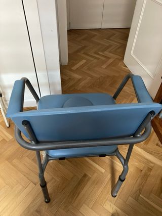 Silla orinal azul
