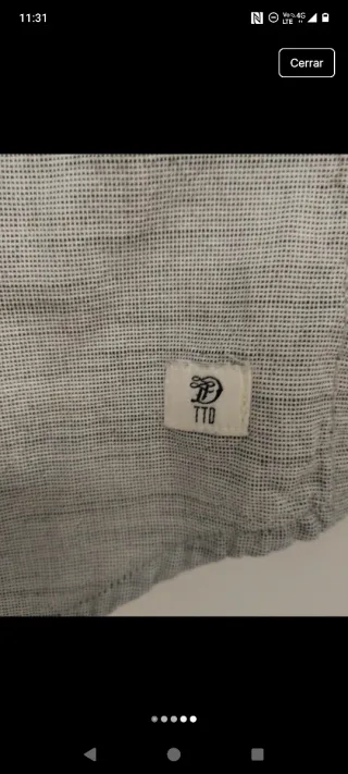 Camisa gris Tom Taylor talla L