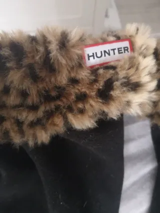 Calcetines Hunter Forro Polar Leopardo