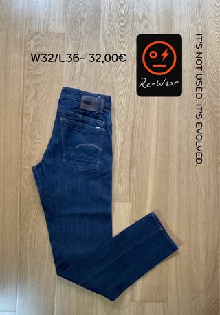 Pantalón vaquero de hombre de G-Star Raw (W32/L36)