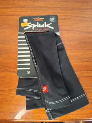 Manguitos Ciclismo Spiuk Talla S/M Negros