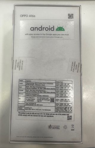 Oppo A16s 4G 64GB Blu