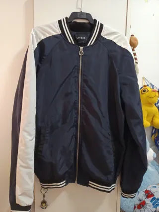 Chaqueta bomber Lefties águila bordada