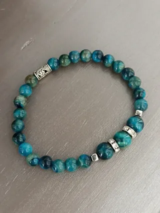 Pulsera Ojo de Tigre Azul