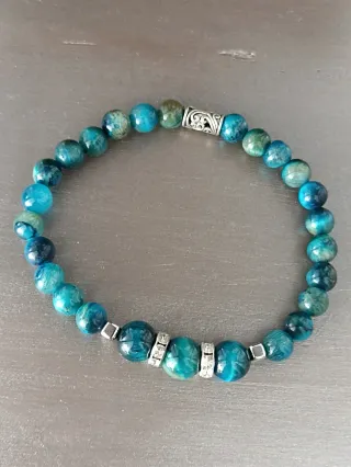 Pulsera Ojo de Tigre Azul