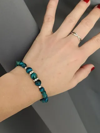 Pulsera Ojo de Tigre Azul