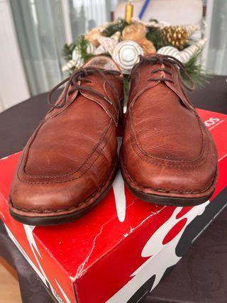 Zapatos Fluchos Piel Marrón Talla 42