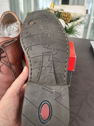 Zapatos Fluchos Piel Marrón Talla 42