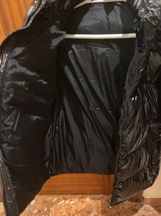 Chaqueta Moncler Negra Brillante