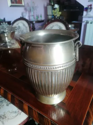 Secchiello Ghiaccio Metallo Dorato/Argentato