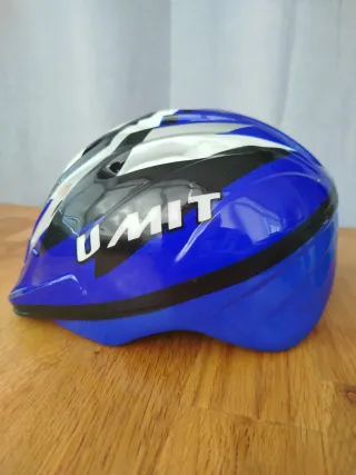 Casco infantil bicicleta azul