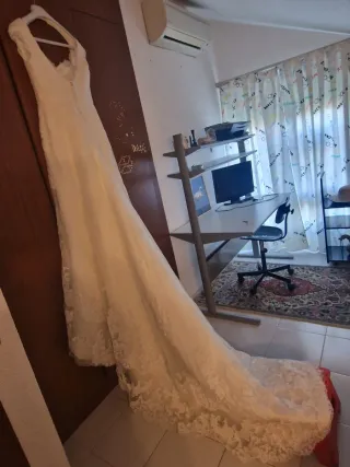 Vestido de Novia Blanco Encaje