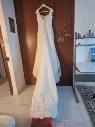 Vestido de Novia Blanco Encaje