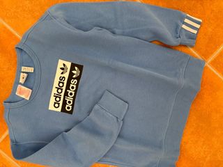 Sudadera Adidas azul claro talla 11/12 años