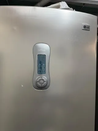 Nevera LG plateada 2,cm garantía + entrega